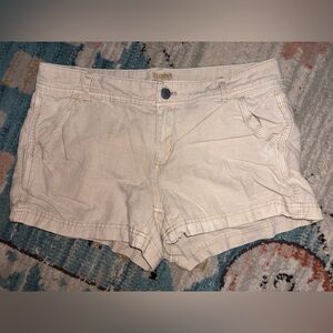 Women's J.CREW Linen Khaki Shorts